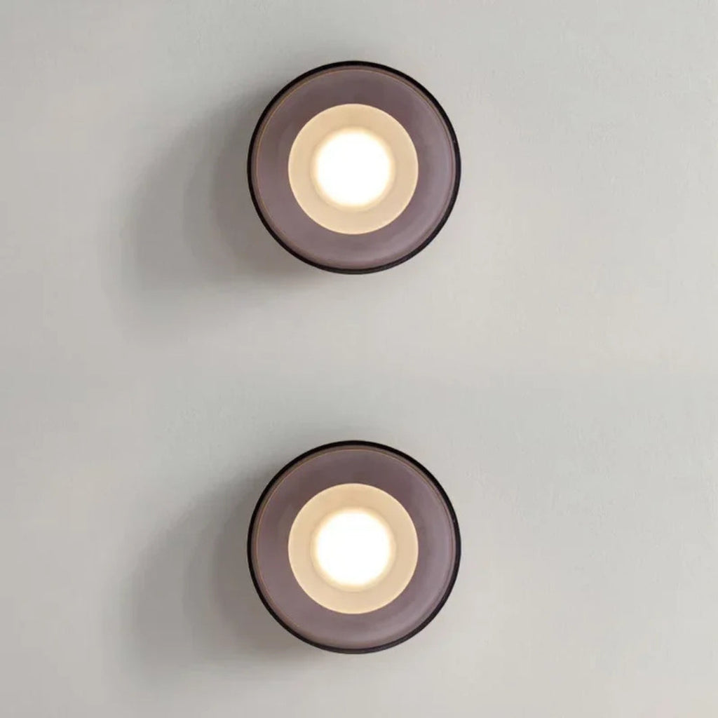 Nimbos | Architectonische Halo Lamp – Gelaagd Glas voor Wand & Plafond