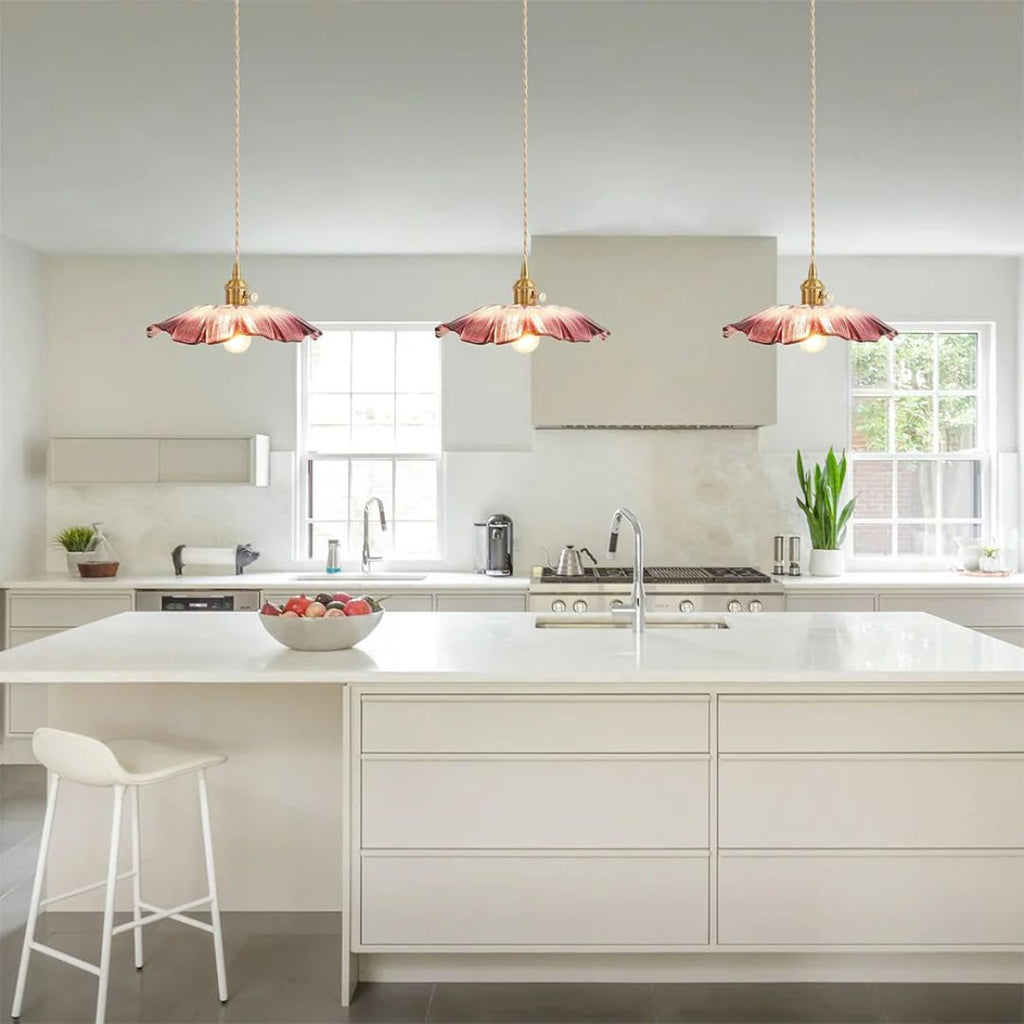 Cullivan | Bloemvormige Glazen Hanglamp