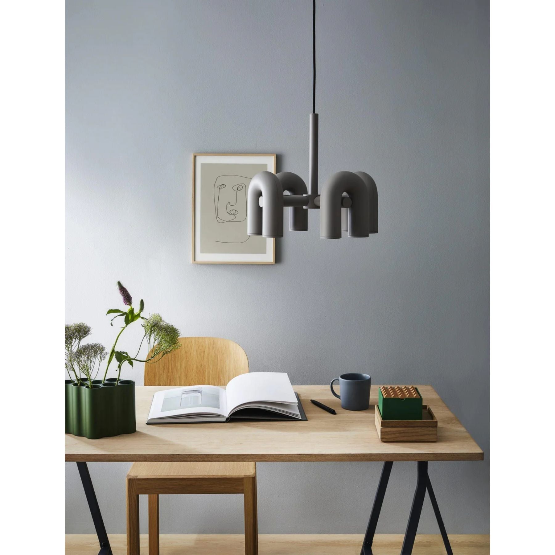 LED Hanglamp Sculpturaal – Gebogen Design – Modern | Vitra