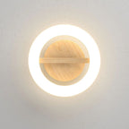 Orbene | Open Ring LED Plafondlamp met Houten Frame