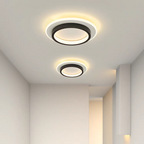 Basso | Compacte LED Plafondlamp met Houtprint