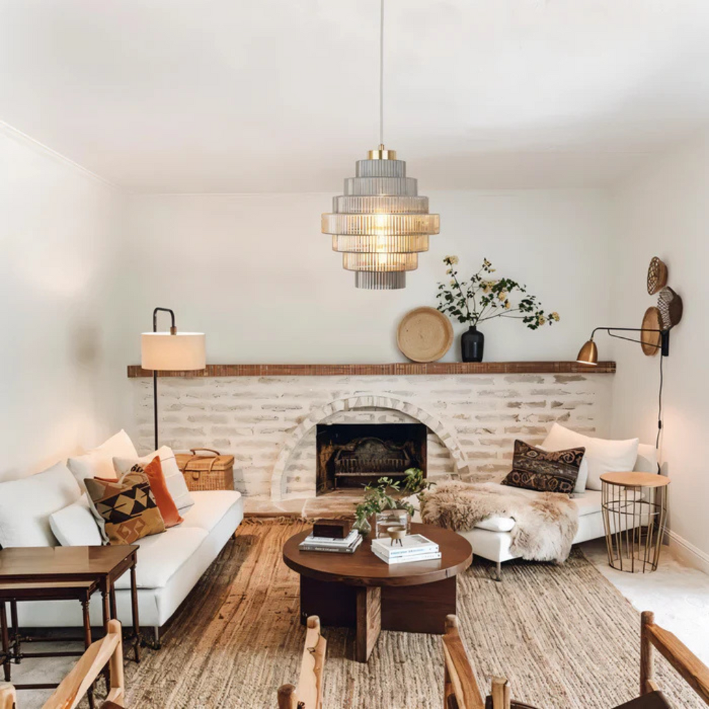 Liora | Retro Glazen Hanglamp