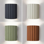Striava | Moderne Ribbel Wandlamp van Kunsthars