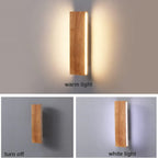 Draaibare LED Wandlamp – Hout Design | Lignum