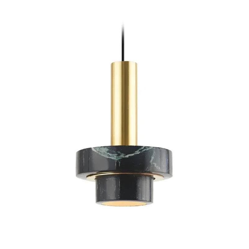Pillar Marmo | Elegante Marmeren Hanglamp – Natuursteen & Goud – Minimalistisch