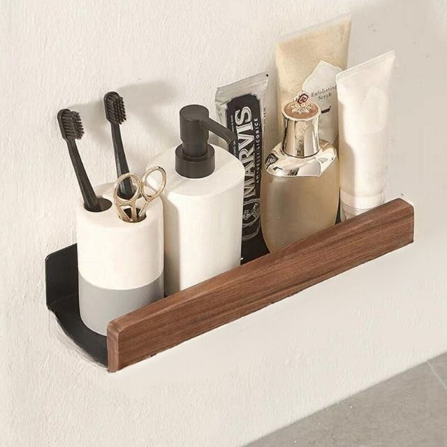 Badkamer Wandrek – Hout & Metaal | Birk