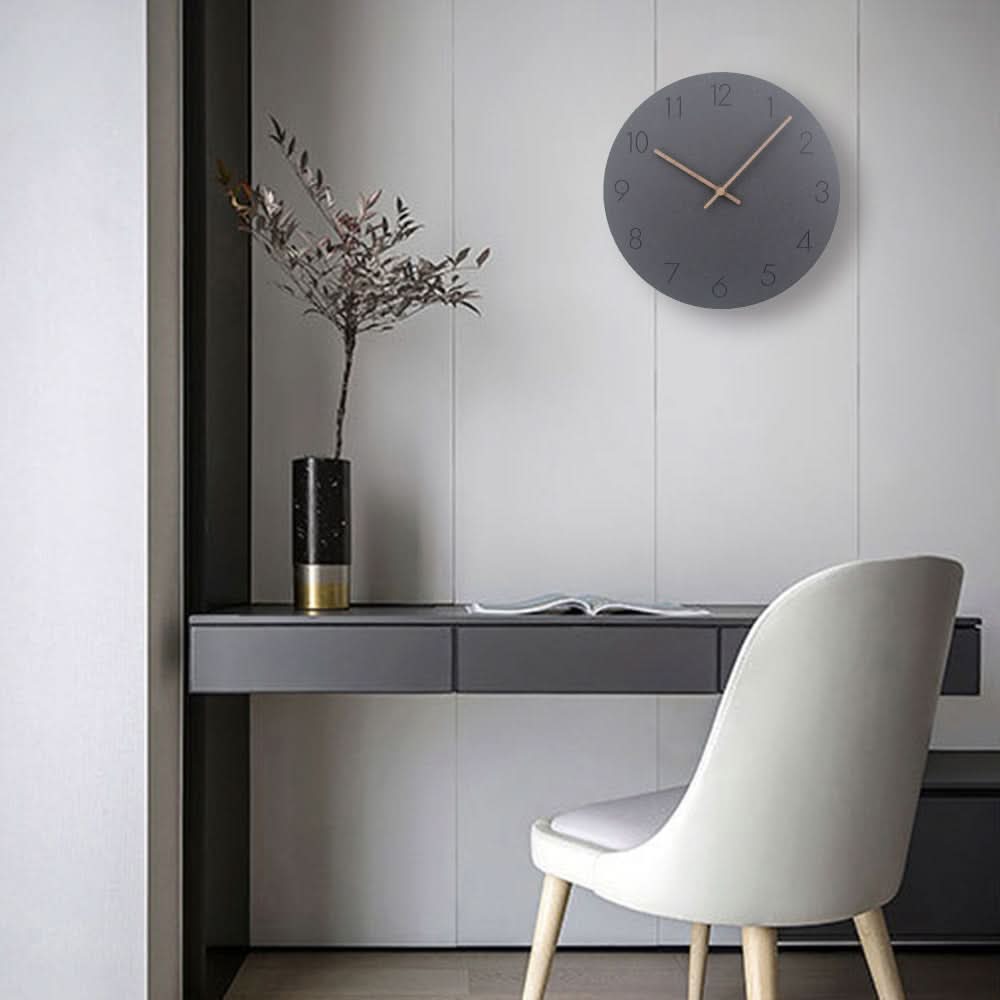 AskaSilent | Scandinavische Wandklok – Geruisloos – 29 cm