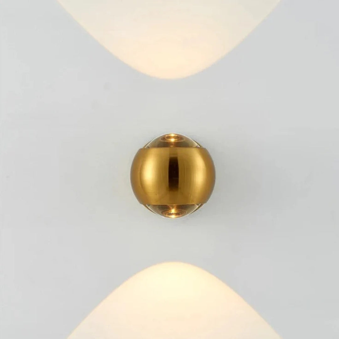 Cintra | Wandlamp met Kristalglas – Up & Down Licht – Compact Design