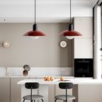 Pastel Dome | Bauhaus Hanglamp – Kleurrijk Metaal & Glas – Verstelbaar