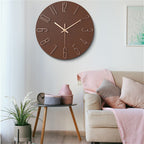 Pura | Moderne Wandklok – Strak Design met Stille Werking & Duidelijke Wijzerplaat