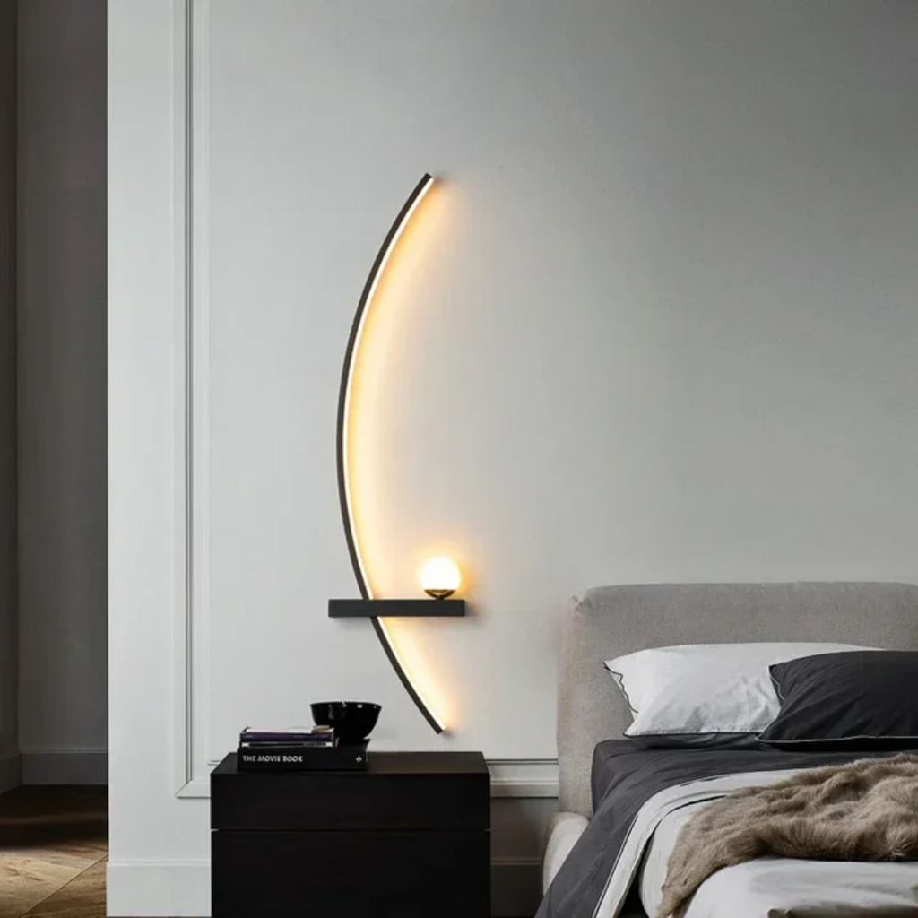 ArcoSleek | Moderne LED Wandlamp – Minimalistisch Design