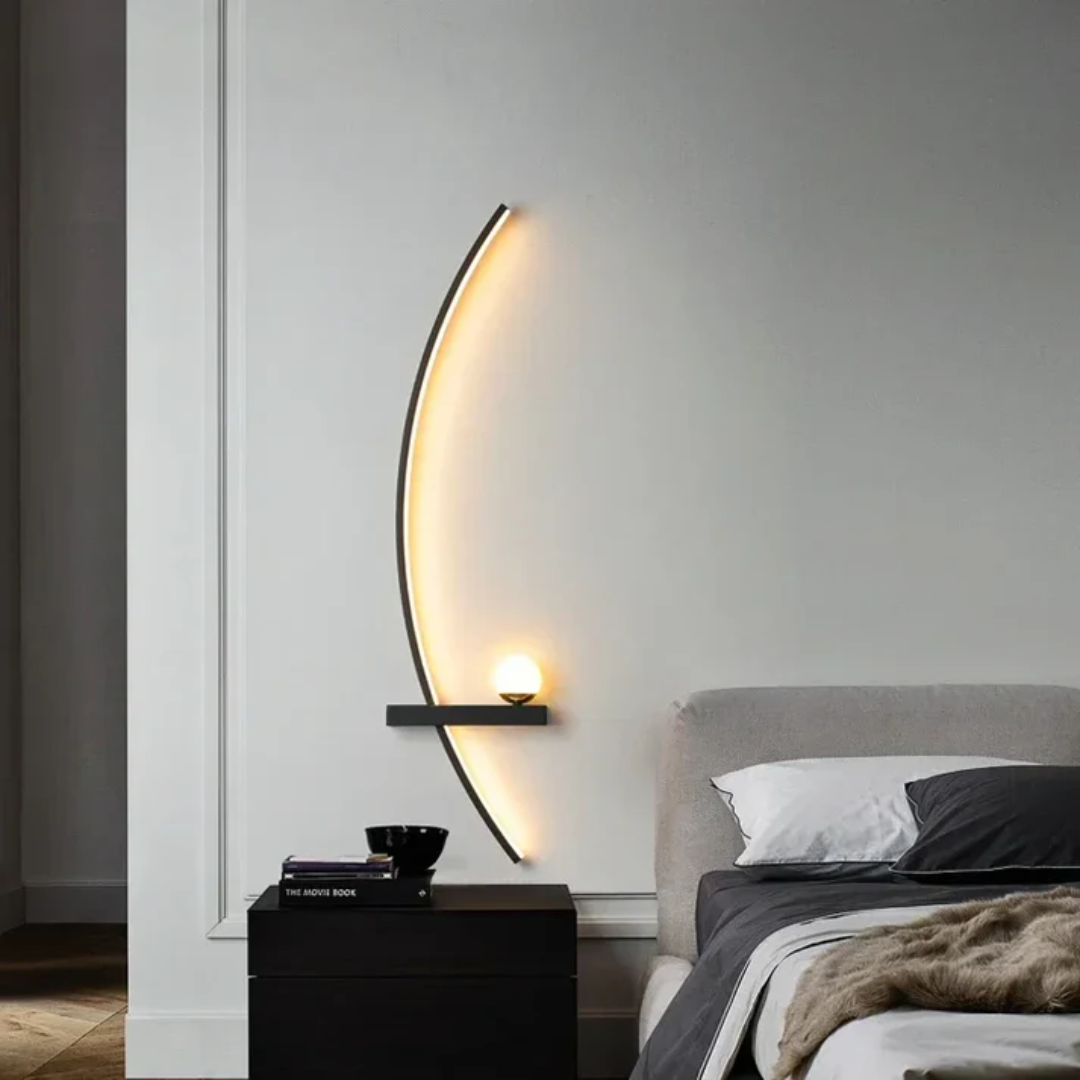 ArcoSleek | Moderne LED Wandlamp – Minimalistisch Design