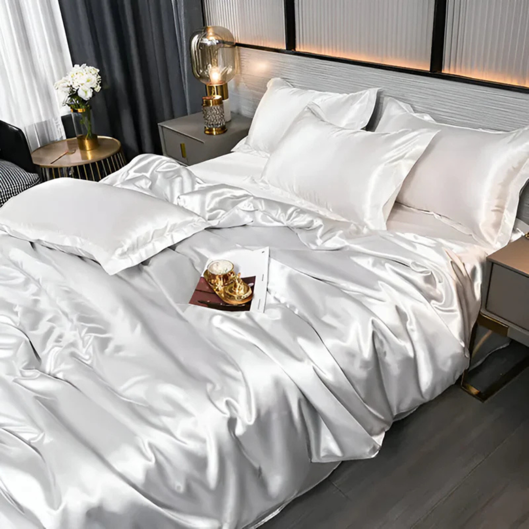 Seta Lusso | Luxe Zijde-Look Bedovertrek – Zijdezacht & Ademend – Hypoallergeen – Inclusief Kussenslopen
