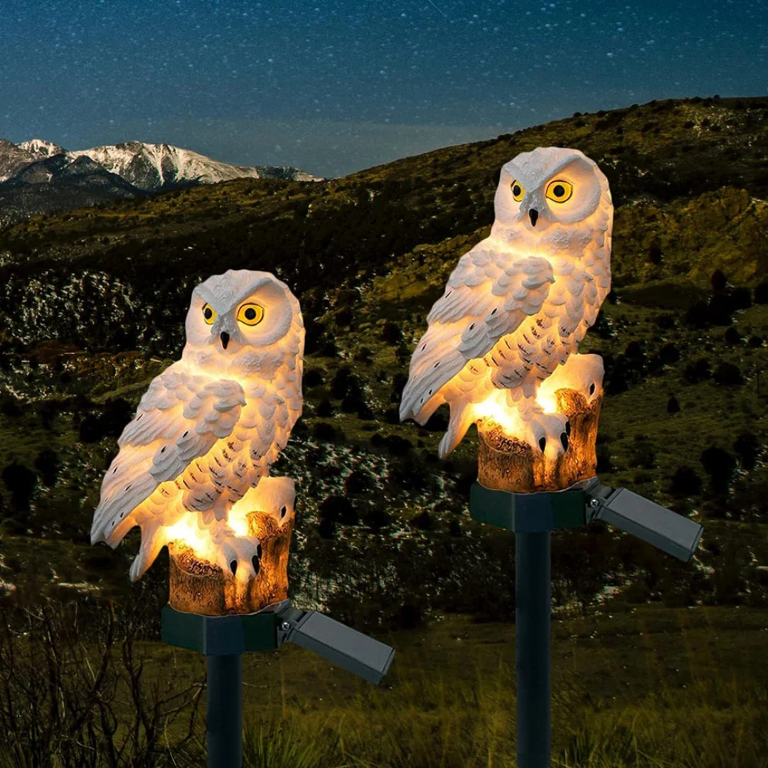 Uil Solar Buitenlamp – Warmwit LED – IP65 | Gufo Solare