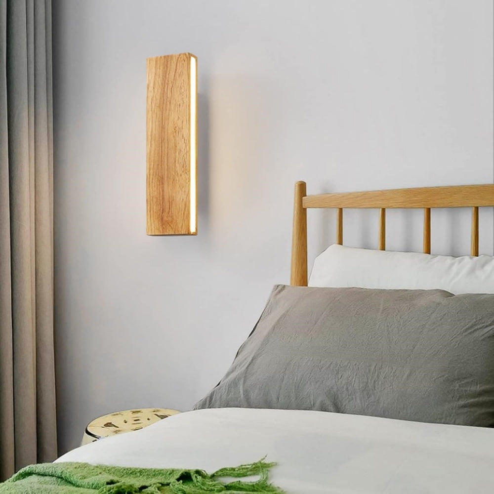Draaibare LED Wandlamp – Hout Design | Lignum
