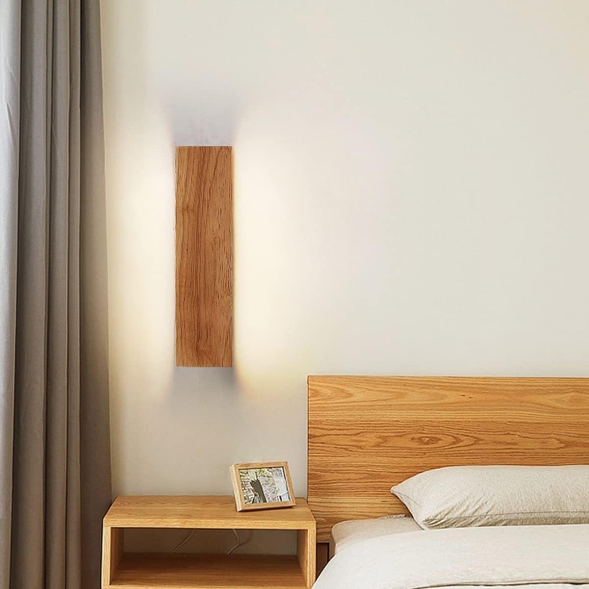 Draaibare LED Wandlamp – Hout Design | Lignum