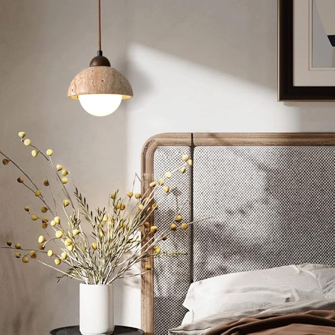 Naturosa | Hanglamp van Hout & Travertijnlook