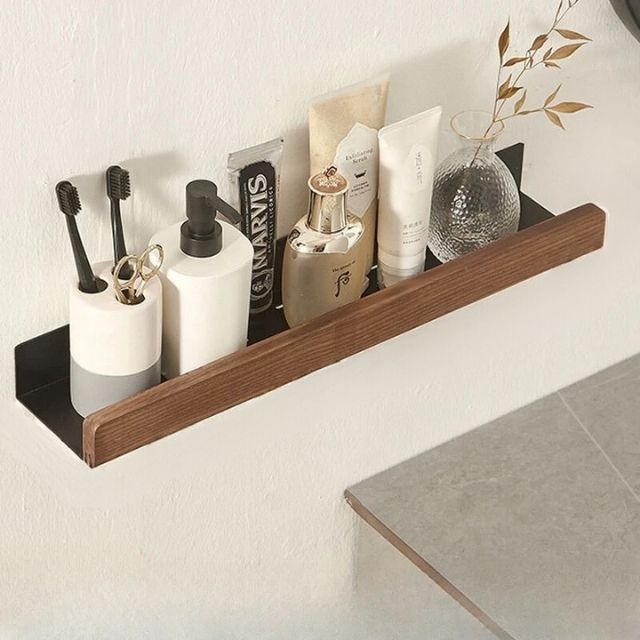 Badkamer Wandrek – Hout & Metaal | Birk