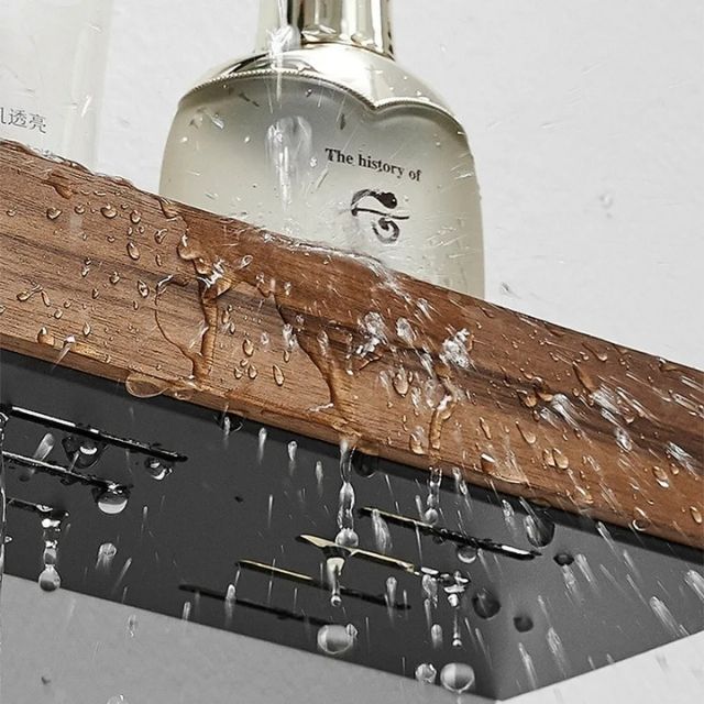 Badkamer Wandrek – Hout & Metaal | Birk