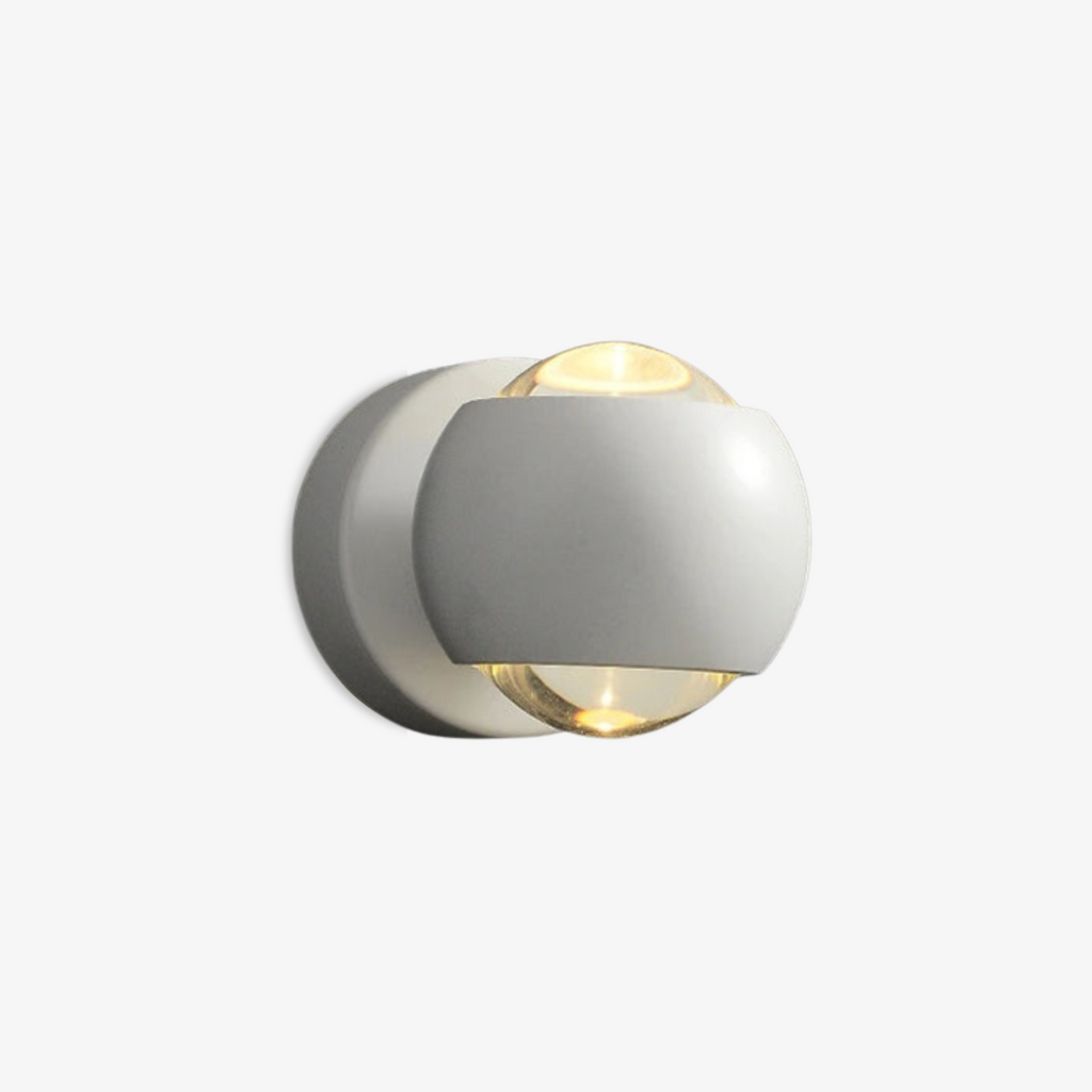 Cintra | Wandlamp met Kristalglas – Up & Down Licht – Compact Design