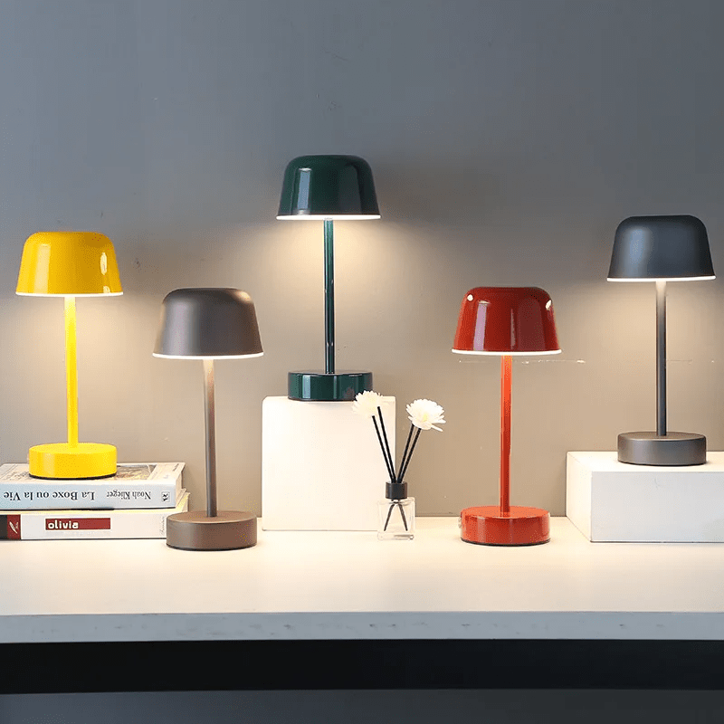 Lume | Draadloze LED Tafellamp – Minimalistisch Design, Dimbaar & Oplaadbaar via USB-C