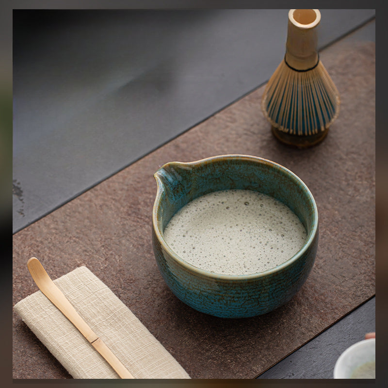 Zenzi | Handgemaakte Keramische Matcha Set – 4-delig – Authentiek Design