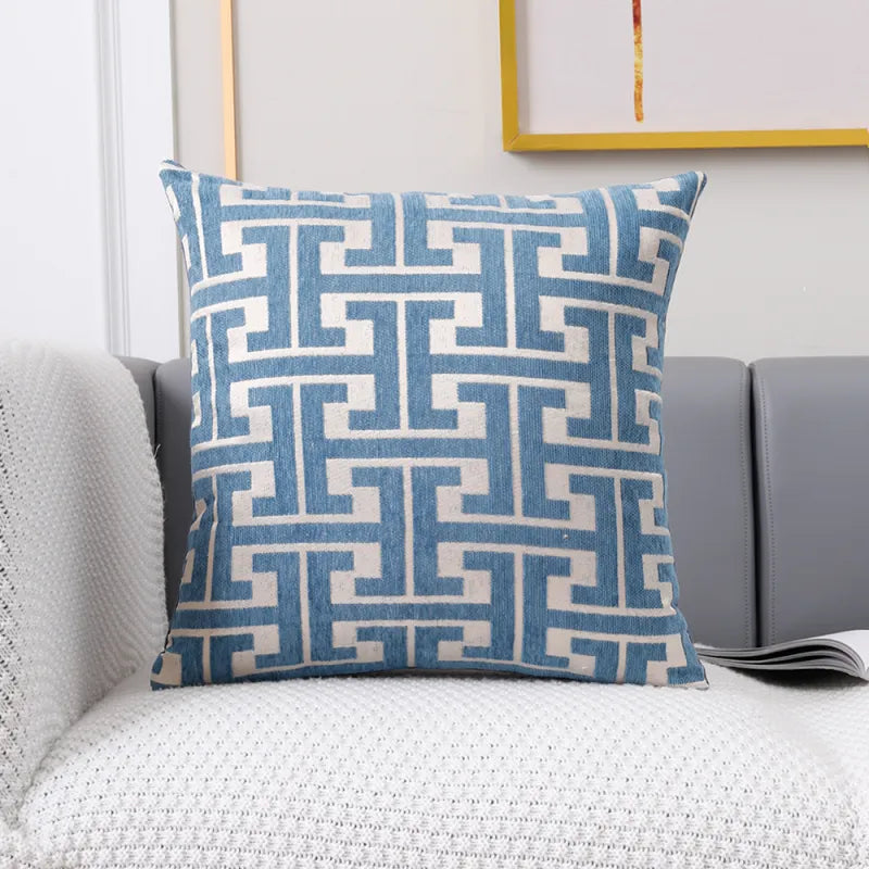Jacquard | Elegante Kussenhoes met Tijdloos Motief