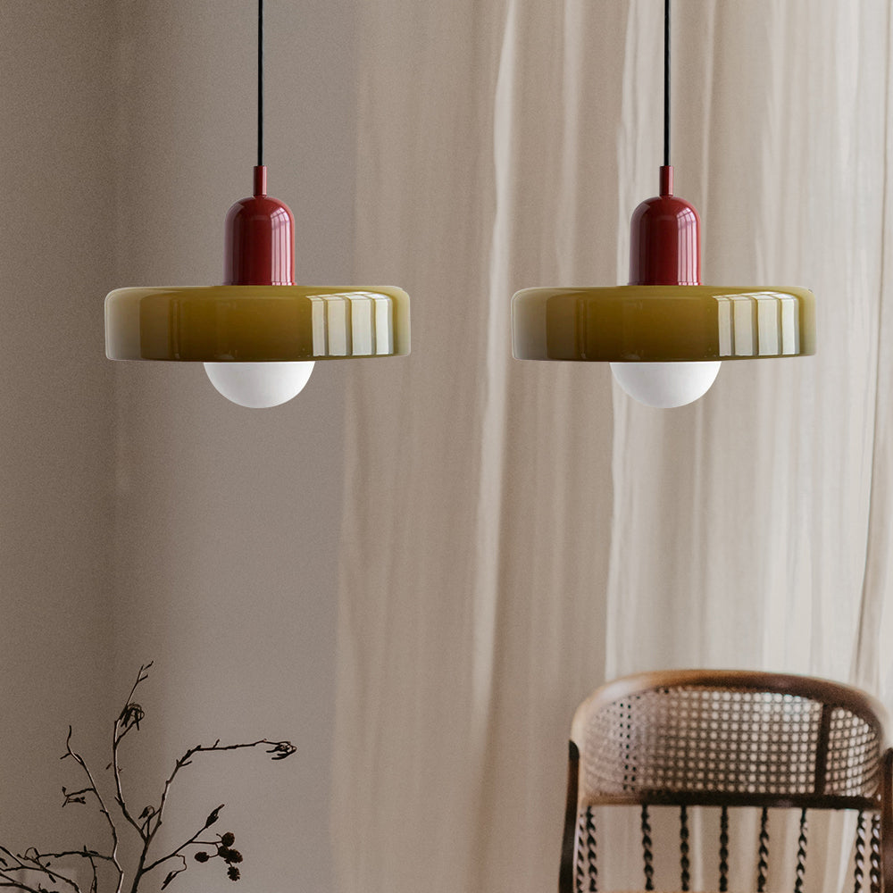Luccaya | Dubbele Glazen Hanglamp