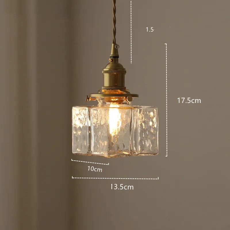 Retro Hanglamp – Geribbeld Glas – E27 | Oro Retro