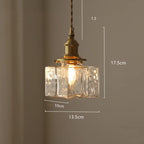 Retro Hanglamp – Geribbeld Glas – E27 | Oro Retro
