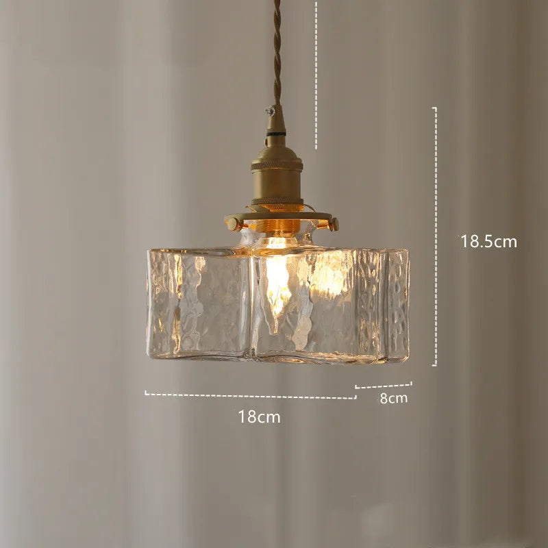 Retro Hanglamp – Geribbeld Glas – E27 | Oro Retro