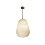 Japandi Hanglamp – Geribbeld Wit Glas – E27 | Kumo