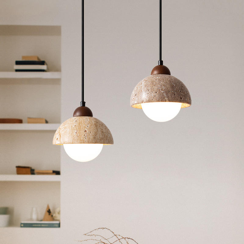 Naturosa | Hanglamp van Hout & Travertijnlook
