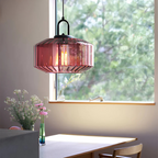 Rivelle | Retro Gekleurde Glazen Hanglamp