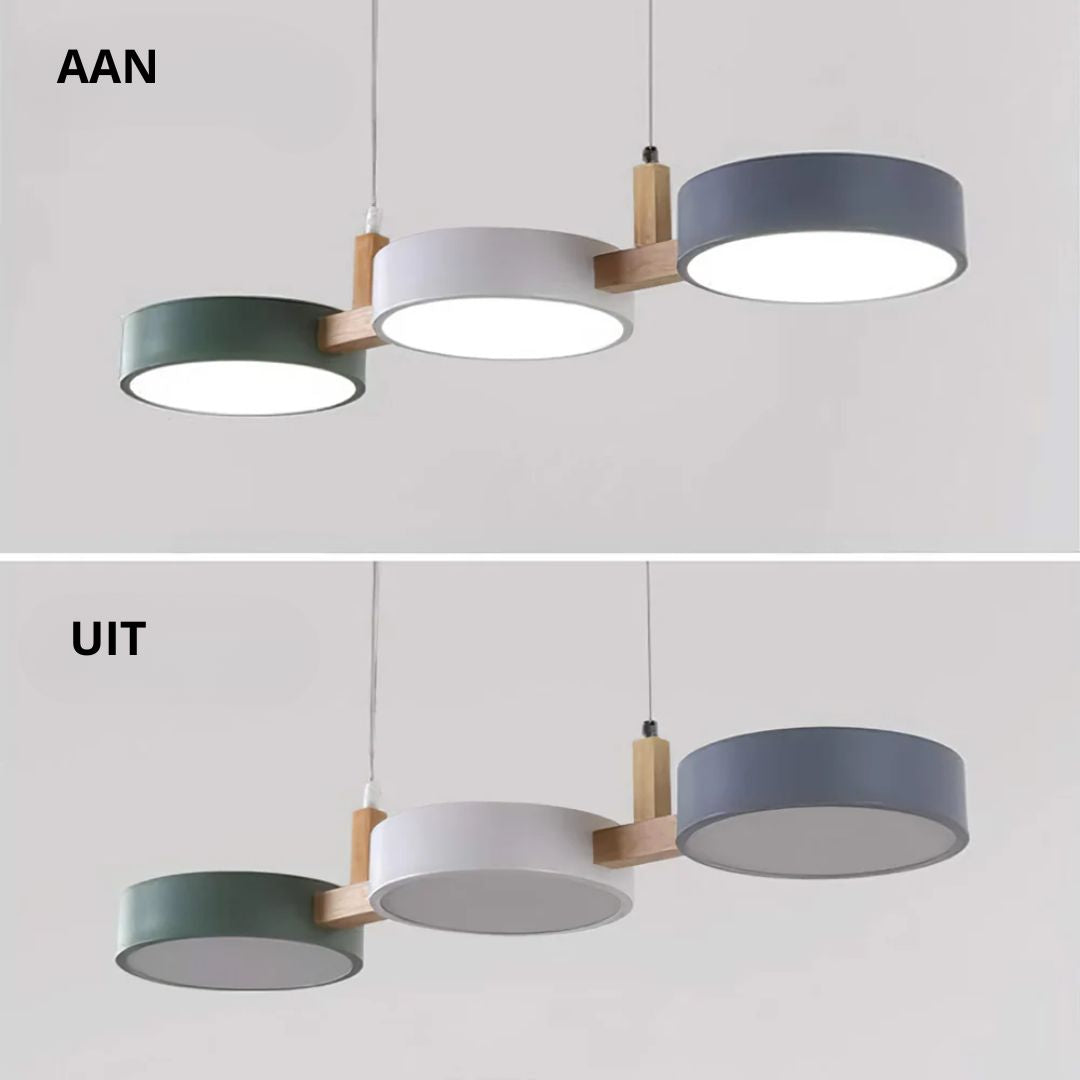 Kavero | Horizontale Houten Hanglamp