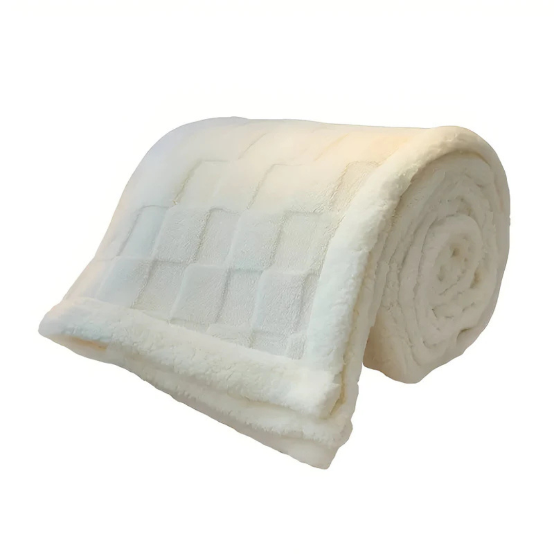 KoseVarm | Luxe Fleece Plaid – Dubbelzijdig Sherpa & Fleece – Superzacht Warmte Dekentje