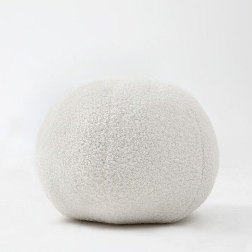Rond Bouclé Kussen – Teddy Stof | Nino