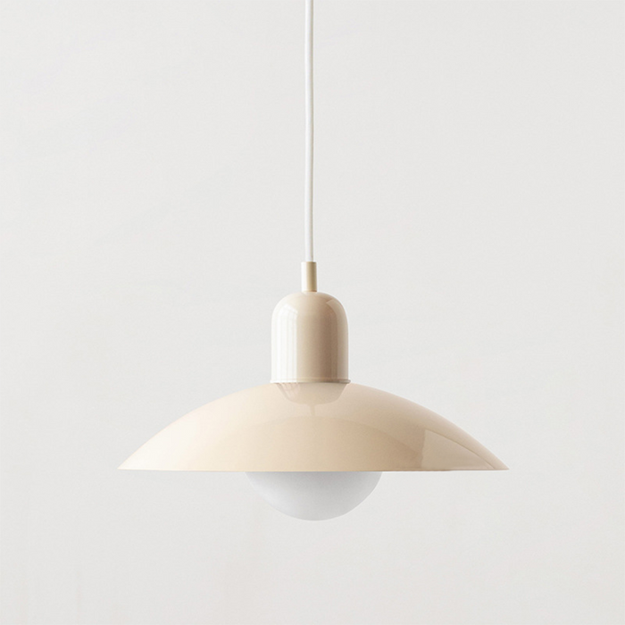 Pastel Dome | Bauhaus Hanglamp – Kleurrijk Metaal & Glas – Verstelbaar