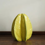 Carambola-Vaso | Artistieke Keramieken Bloemenvaas – Unieke Stervruchtvorm – Handgemaakt Kunstobject