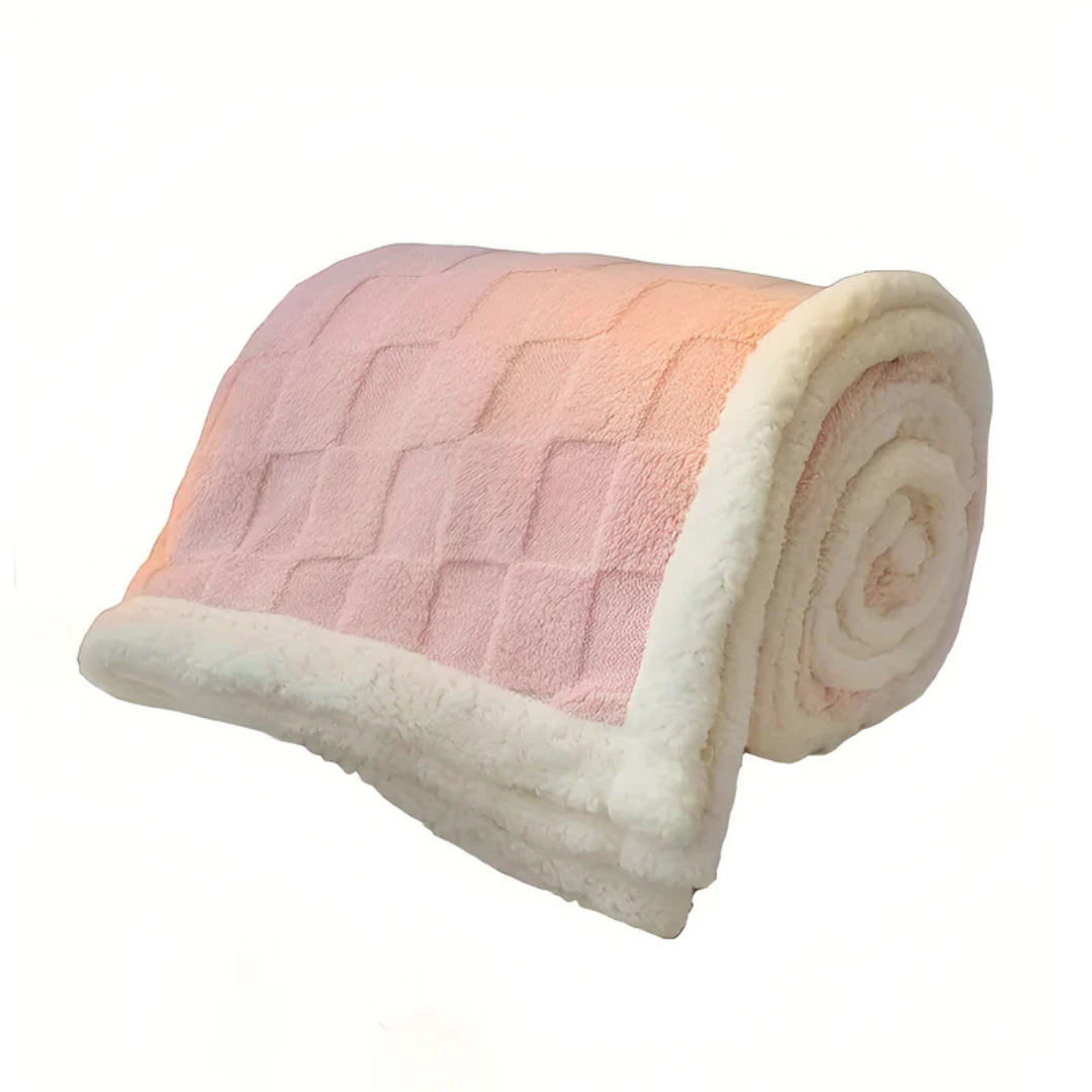 KoseVarm | Luxe Fleece Plaid – Dubbelzijdig Sherpa & Fleece – Superzacht Warmte Dekentje
