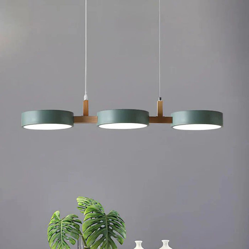 LED Hanglamp Horizontaal – Houten Details – Modern Design | Kavero