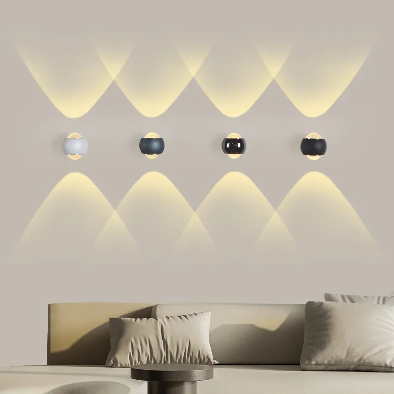 Cintra | Wandlamp met Kristalglas – Up & Down Licht – Compact Design