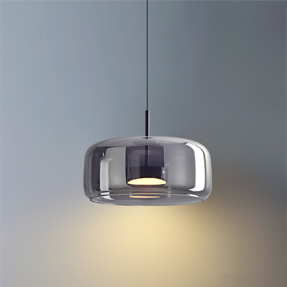 Glasel | Hanglamp van Glas & Messingdetails