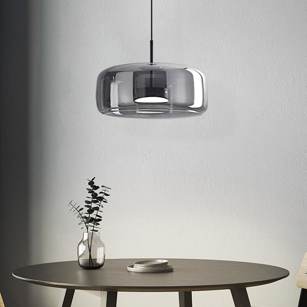 Glasel | Hanglamp van Glas & Messingdetails