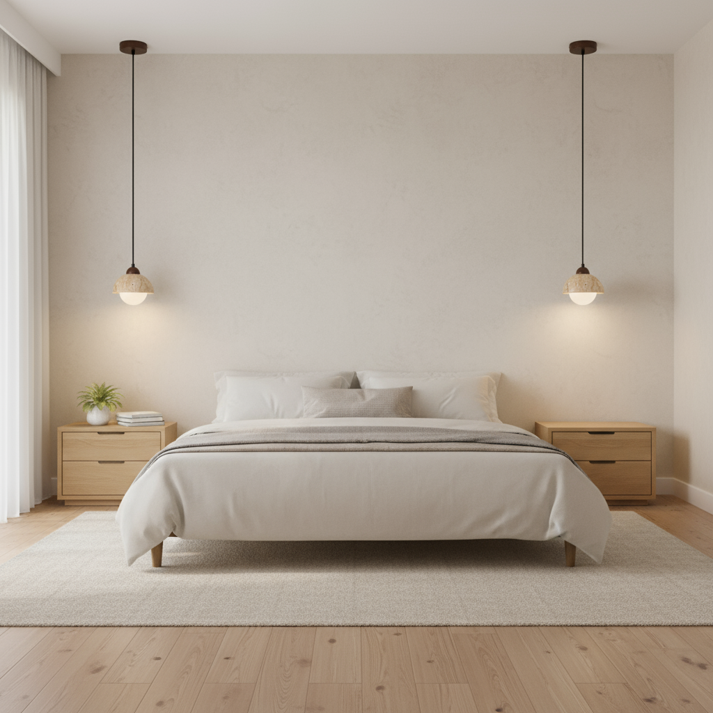 Naturosa | Hanglamp van Hout & Travertijnlook