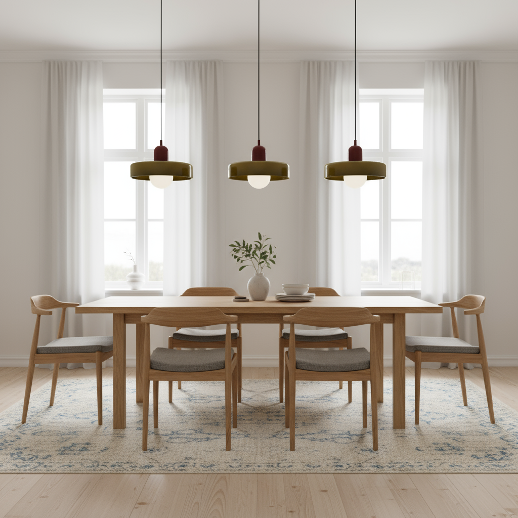 Lunor | Gekleurde Glazen Hanglamp