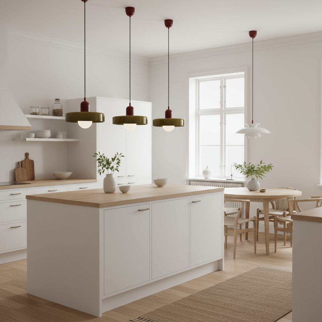 Lunor | Gekleurde Glazen Hanglamp