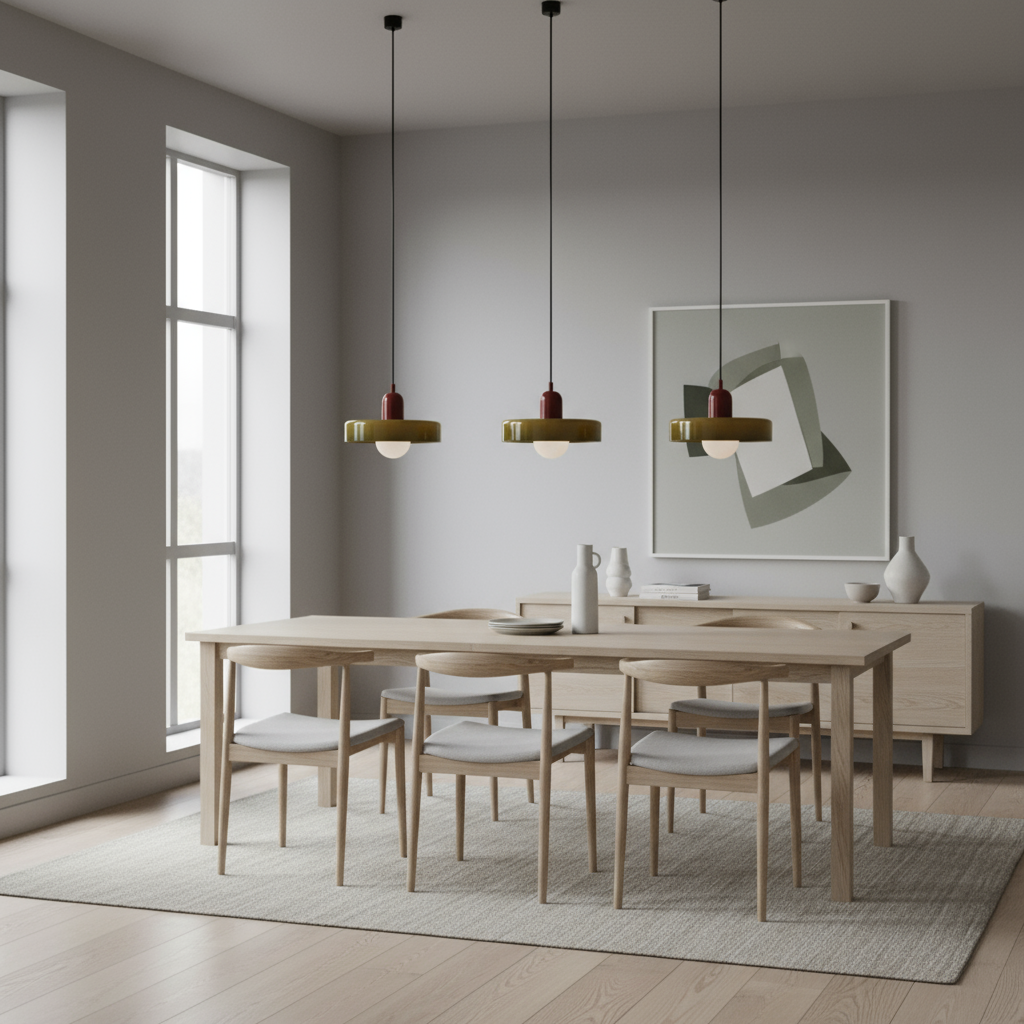 Lunor | Gekleurde Glazen Hanglamp