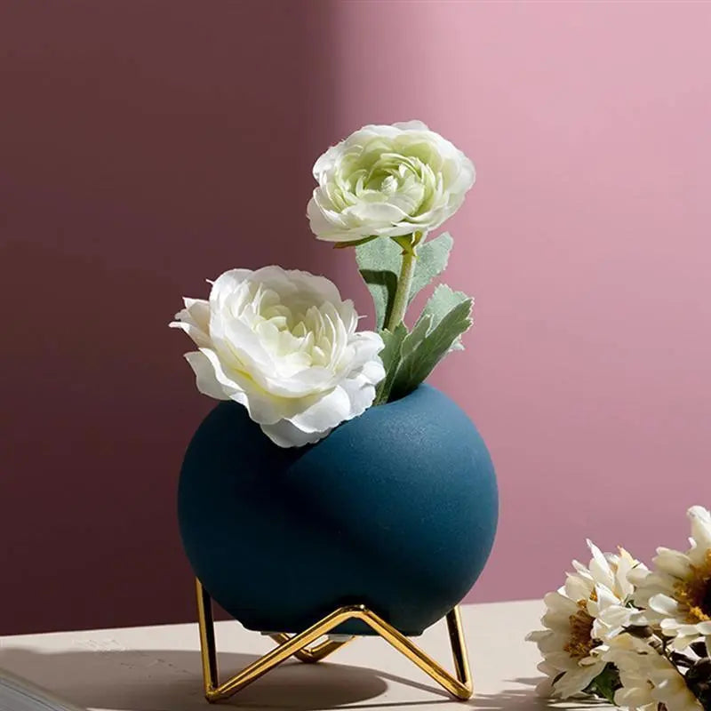 ColorNest | Moderne Keramische Plantenpot met Standaard