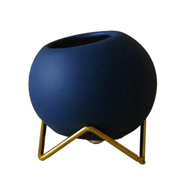 ColorNest | Moderne Keramische Plantenpot met Standaard